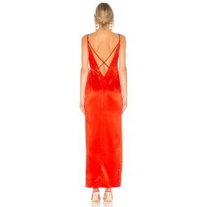 Privacy Please -Hansini Gown - Red Orange - XS